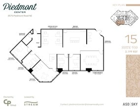 3495 Piedmont Rd NE, Atlanta, GA à louer Plan d’étage– Image 1 sur 1