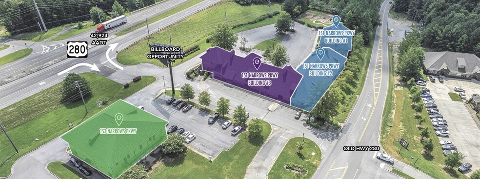 151 Narrows Pky, Birmingham, AL à louer - Aérien – Image 2 sur 5