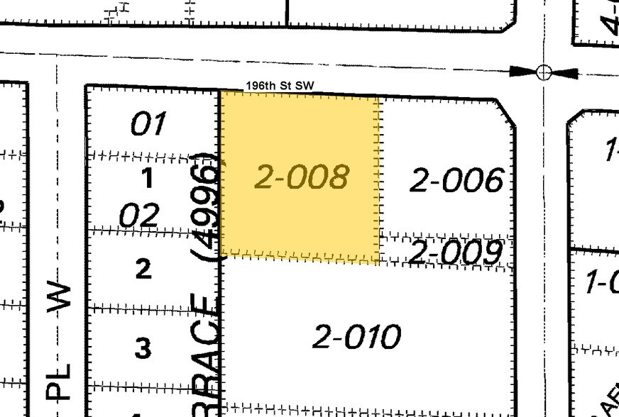 6812-6820 196th St SW, Lynnwood, WA à louer - Plan cadastral – Image 3 sur 11