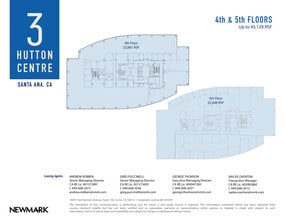 3 Hutton Centre Dr, Santa Ana, CA à louer Plan d’étage– Image 2 sur 2