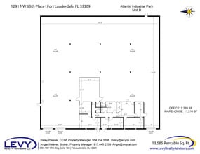1291 NW 65th Pl, Fort Lauderdale, FL à louer Plan d’étage– Image 2 sur 12