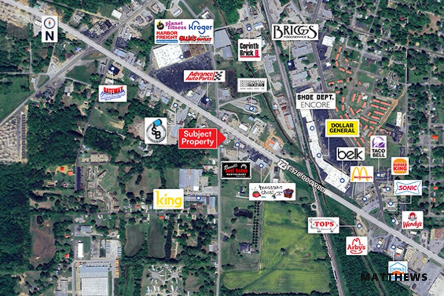 100 Highway 72 W, Corinth, MS à vendre - Photo de l’immeuble – Image 2 sur 3