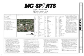 939 Coshocton Avenue, Mount Vernon, OH à louer Plan de site– Image 2 sur 2