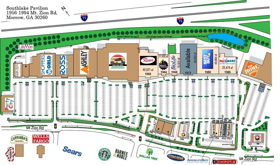 1950-1994 Mt Zion Rd, Morrow, GA à louer - Photo de l’immeuble – Image 2 sur 10