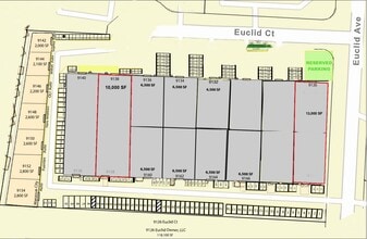 9126-9166 Euclid Ave, Manassas, VA à louer Plan d’étage– Image 1 sur 1