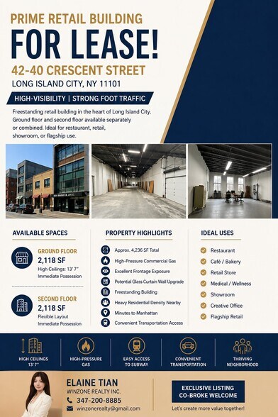 42-40 Crescent Street, Long Island City, NY à louer - Photo de l’immeuble – Image 3 sur 3