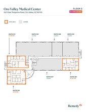 1521 E Tangerine Rd, Oro Valley, AZ à louer Plan d’étage– Image 1 sur 1