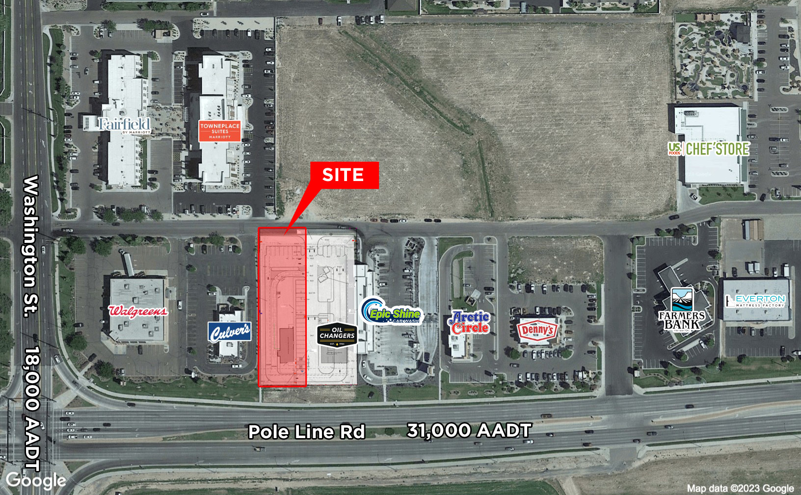 191 Pole Line Rd, Twin Falls, ID à vendre Aérien– Image 1 sur 3