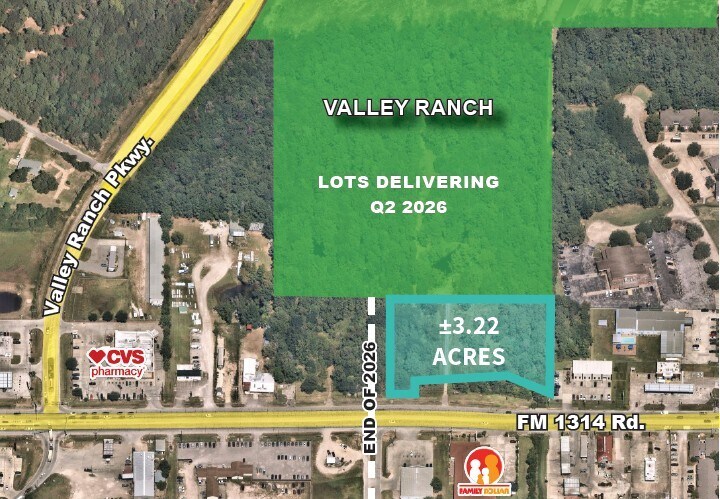 Valley Ranch Pkwy and FM 1314 Rd., Porter, TX à louer - Photo de l’immeuble – Image 2 sur 3
