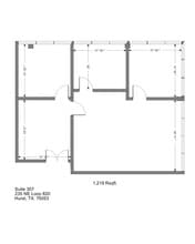 235 NE Loop 820, Hurst, TX à louer Plan d’étage– Image 1 sur 12