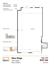 4215 E McDowell Rd, Mesa, AZ à louer Plan d’étage– Image 1 sur 1