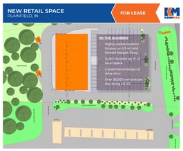 3055 E. Main Street, Plainfield, IN à louer Plan d’étage– Image 1 sur 2