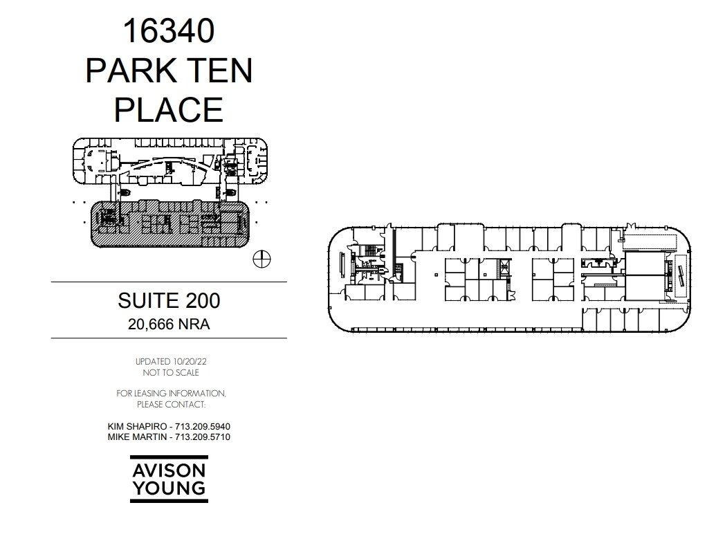 16340 Park Ten Place Dr, Houston, TX à louer Plan d’étage– Image 1 sur 1