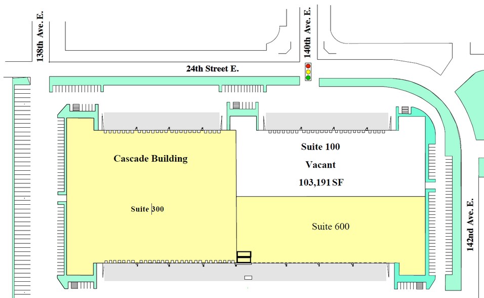 14000 24th St E, Sumner, WA à louer - Plan de site – Image 1 sur 2