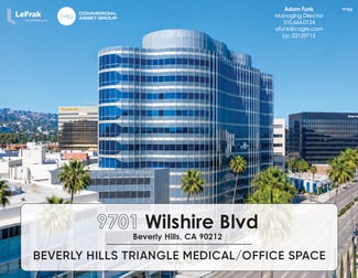 Plus de détails pour 9701 Wilshire Blvd, Beverly Hills, CA - Bureau/Médical à louer