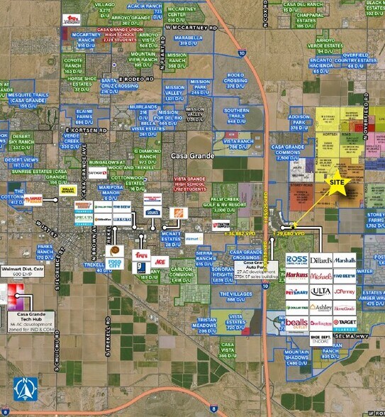 976 N Mission Pkwy, Casa Grande, AZ à louer - Aérien – Image 2 sur 2