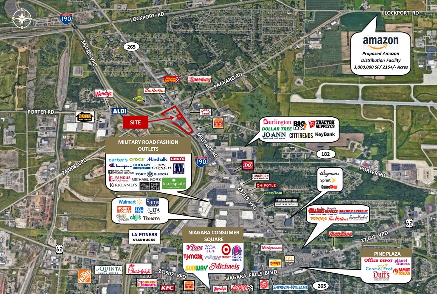 2700 Military rd, Niagara Falls, NY à vendre - Aérien – Image 2 sur 5