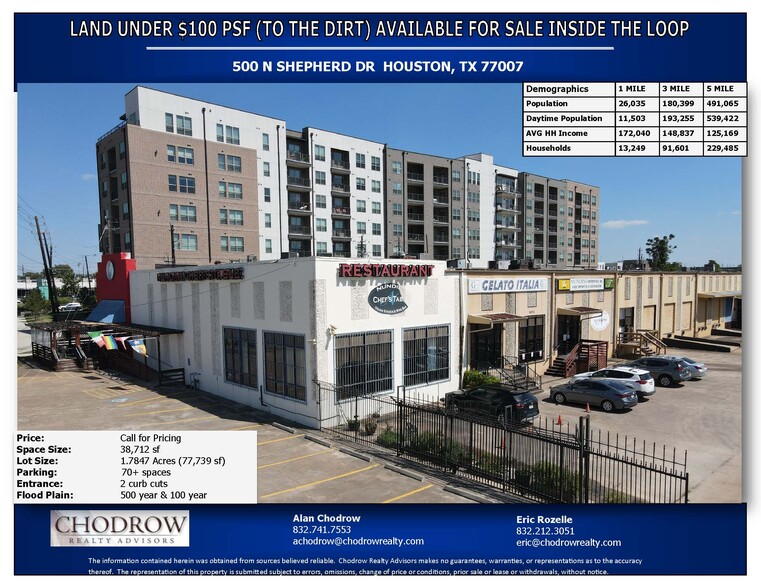 500 N Shepherd Dr, Houston, TX à vendre - Photo de l’immeuble – Image 1 sur 26
