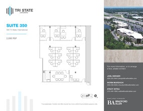 300 Tri State International, Lincolnshire, IL à louer Plan d’étage– Image 1 sur 1