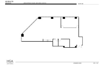 2033 Gateway Pl, San Jose, CA à louer Plan d’étage– Image 1 sur 1