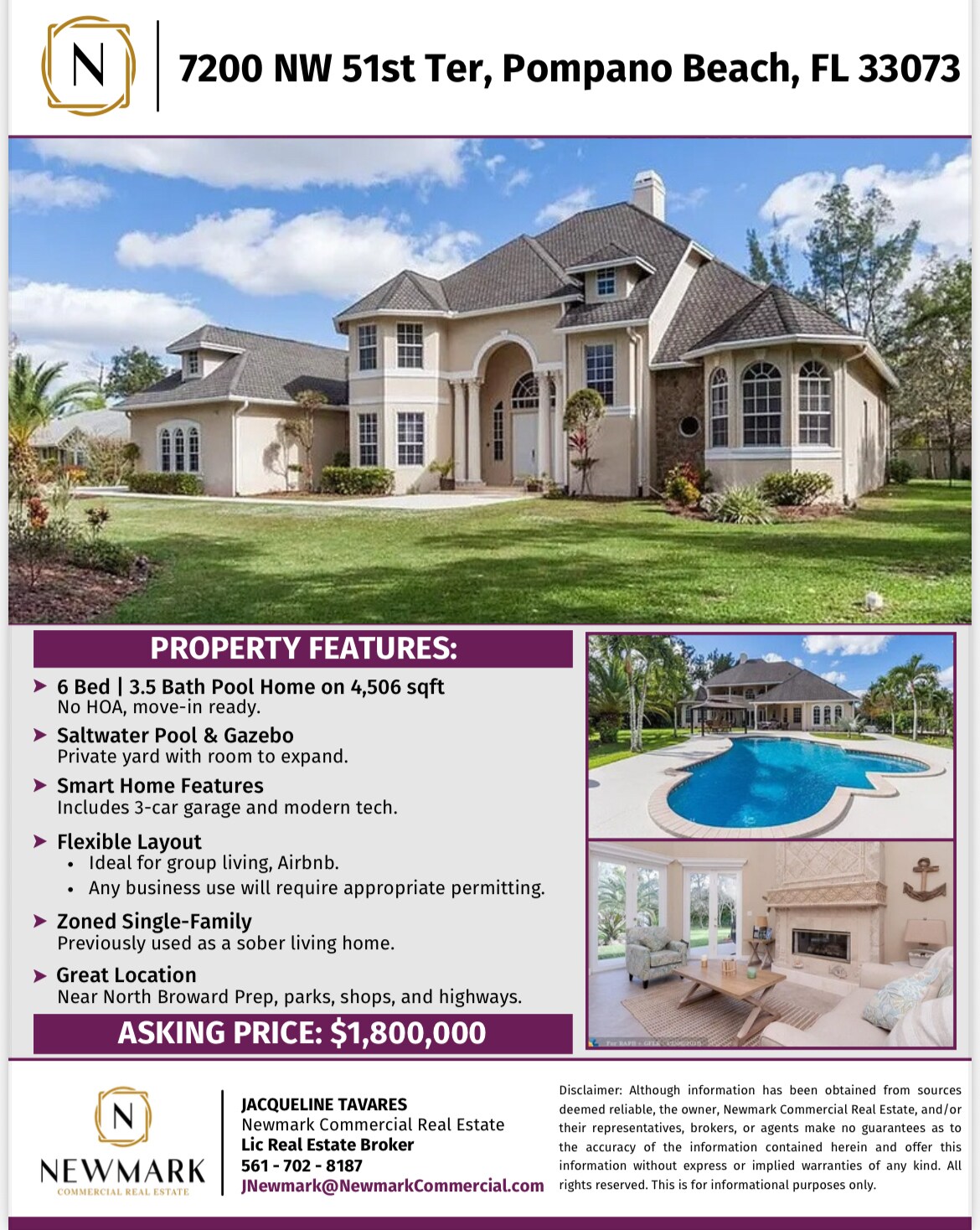 7200 NW 51st Ter, Coconut Creek, FL à vendre Photo de l’immeuble– Image 1 sur 2