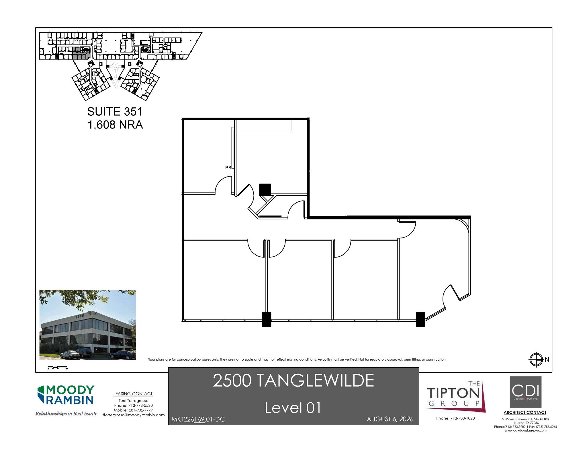 2500 Tanglewilde St, Houston, TX à louer Plan d’étage– Image 1 sur 1