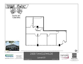 2500 Tanglewilde St, Houston, TX à louer Plan d’étage– Image 1 sur 1