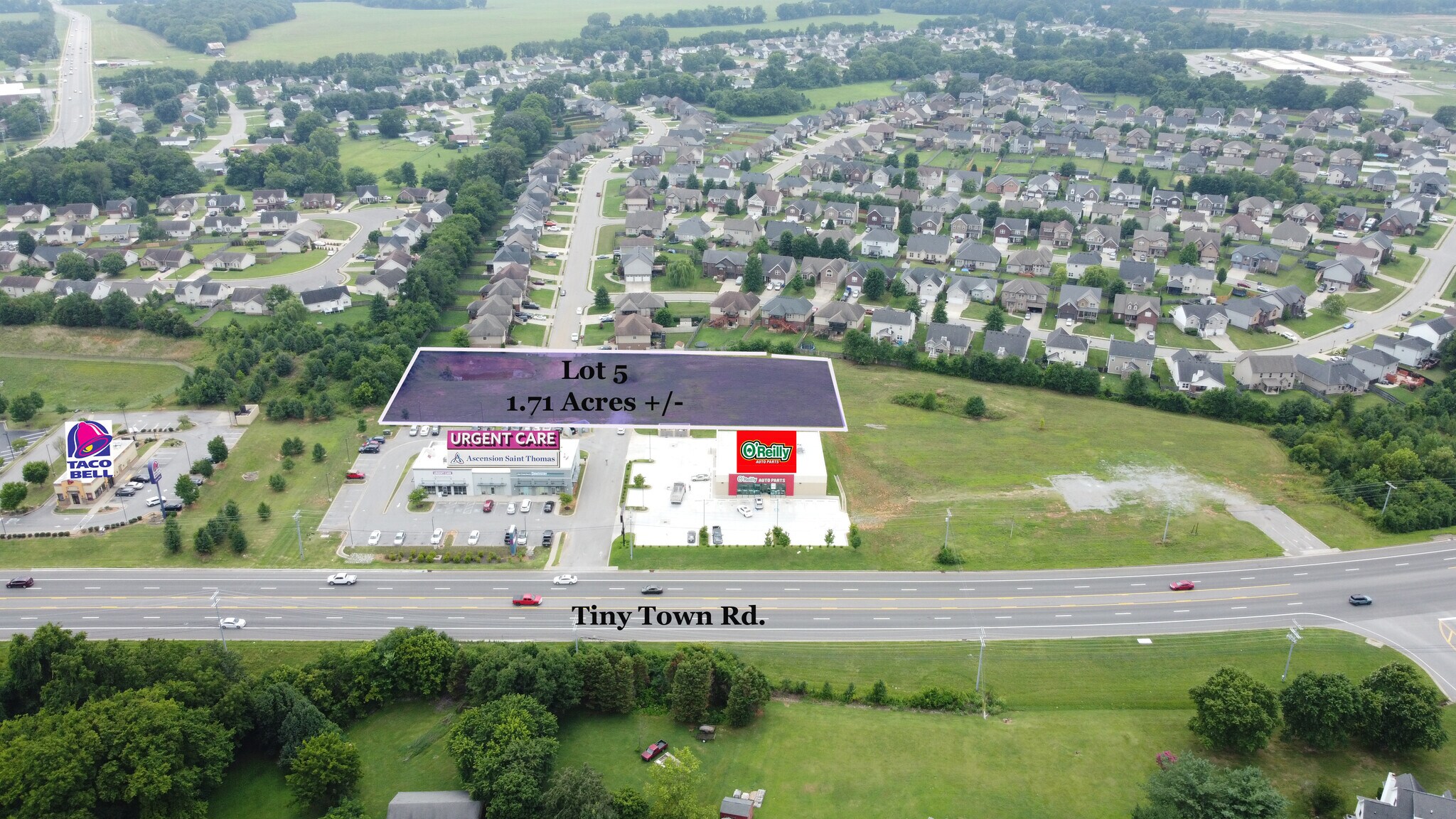 Lot 5 Tiny Town, Clarksville, TN à vendre Aérien– Image 1 sur 13