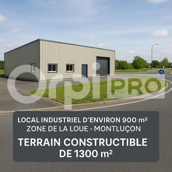 Local d'activités dans Montluçon à vendre - Photo de l’immeuble – Image 1 sur 1