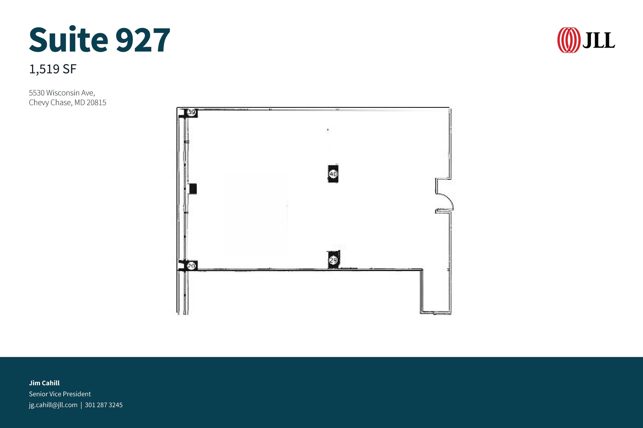 5530 Wisconsin Ave, Chevy Chase, MD à louer Plan d’étage– Image 1 sur 1