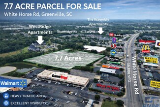 Plus de détails pour White Horse Rd Development Parcel, Greenville, SC - Terrain à vendre