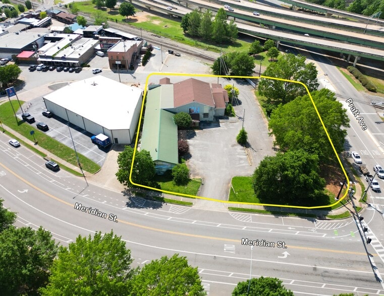 628 Meridian St N, Huntsville, AL à vendre - Aérien – Image 3 sur 15
