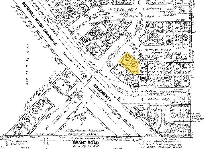 6115-6117 E Grant Rd, Tucson, AZ à vendre - Plan cadastral – Image 3 sur 5