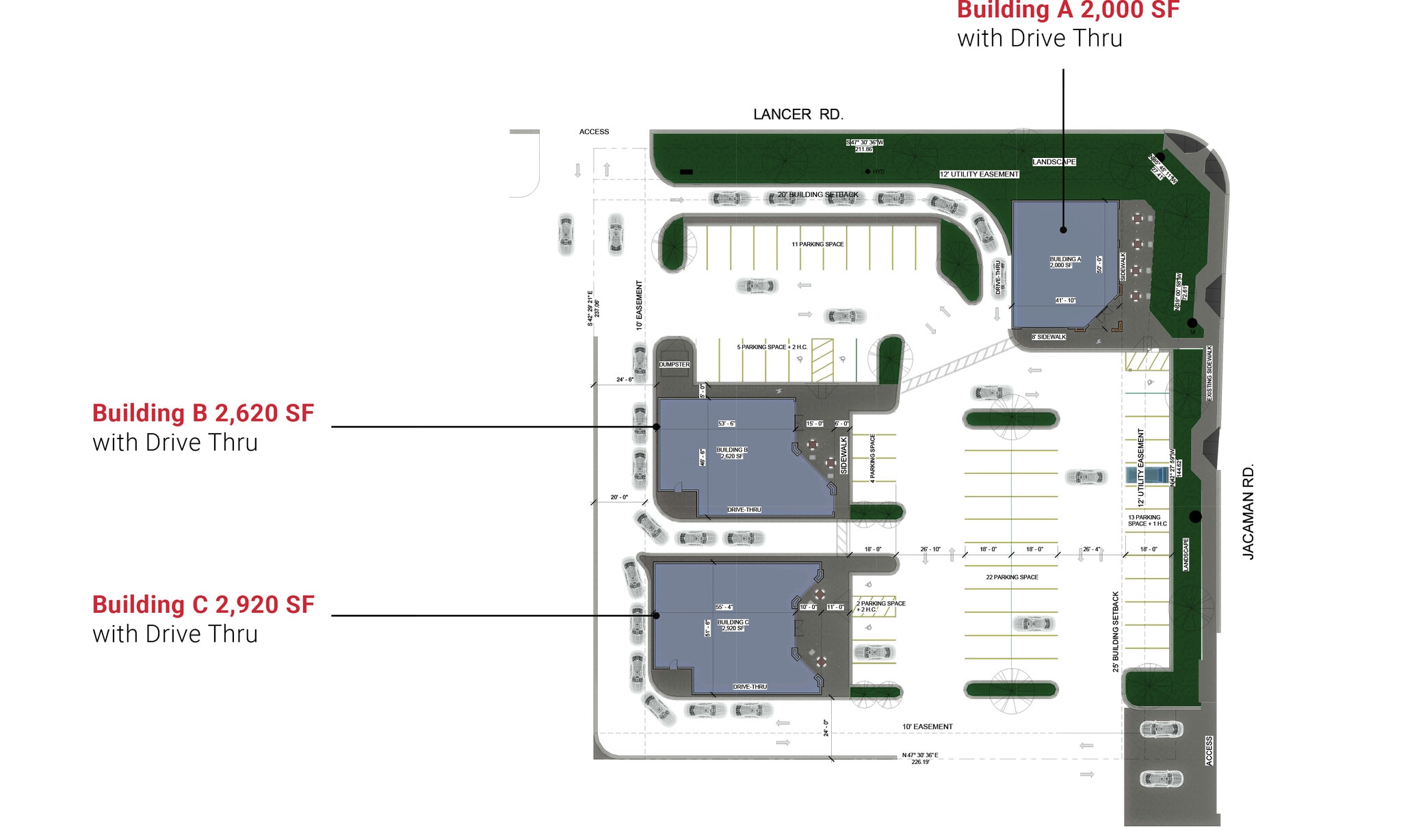 2511 Jacaman, Laredo, TX à louer Plan de site– Image 1 sur 1