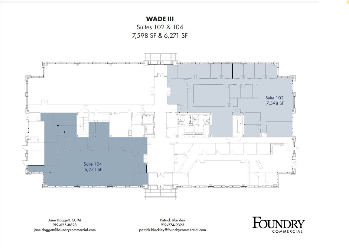 5440 Wade Park Blvd, Raleigh, NC à louer Plan d’étage– Image 1 sur 1