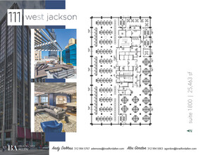 111 W Jackson Blvd, Chicago, IL à louer Plan d’étage– Image 1 sur 3