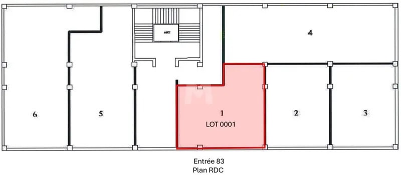Local commercial dans Ris-Orangis à louer Plan d’étage– Image 1 sur 3
