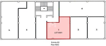 Local commercial dans Ris-Orangis à louer Plan d’étage– Image 1 sur 3