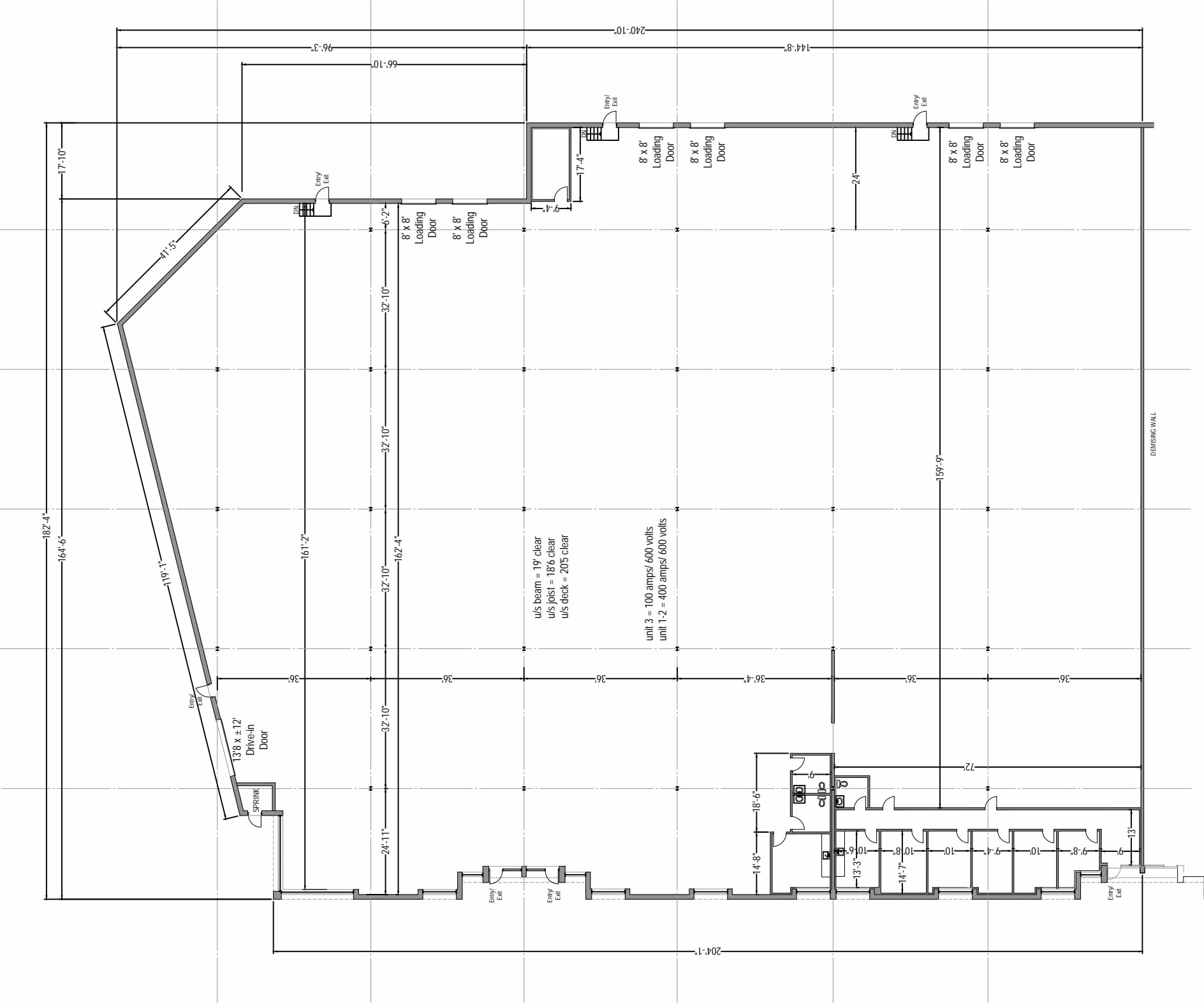115 Drumlin Cir, Vaughan, ON à louer Plan d’étage– Image 1 sur 3