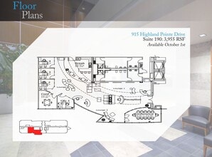 925 Highland Pointe Dr, Roseville, CA à louer Plan d’étage– Image 1 sur 1