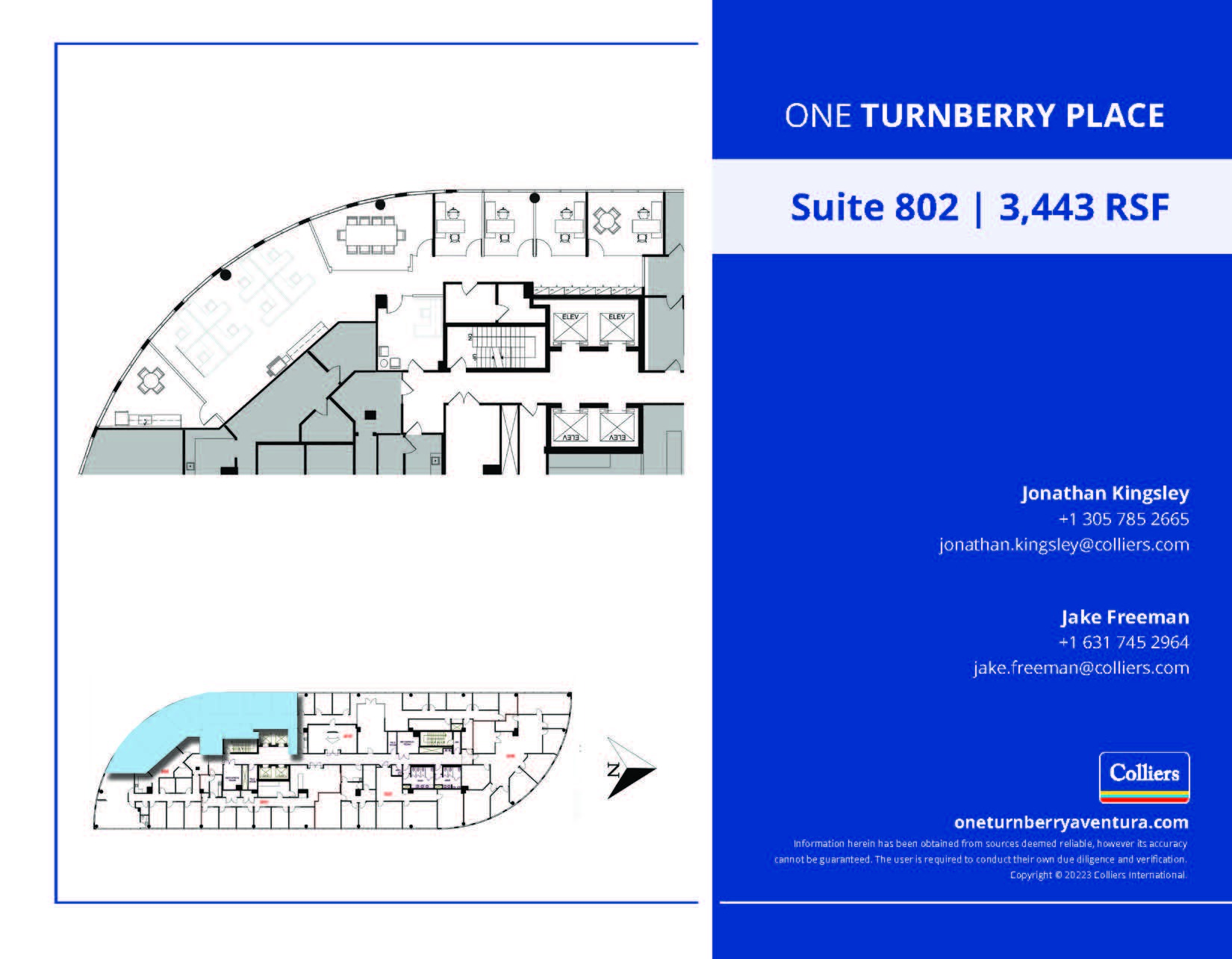 19495 Biscayne Blvd, Aventura, FL à louer Plan d’étage– Image 1 sur 1