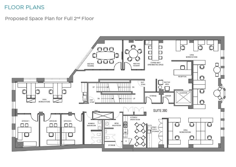 95 King St E, Toronto, ON à louer Plan d’étage– Image 1 sur 1
