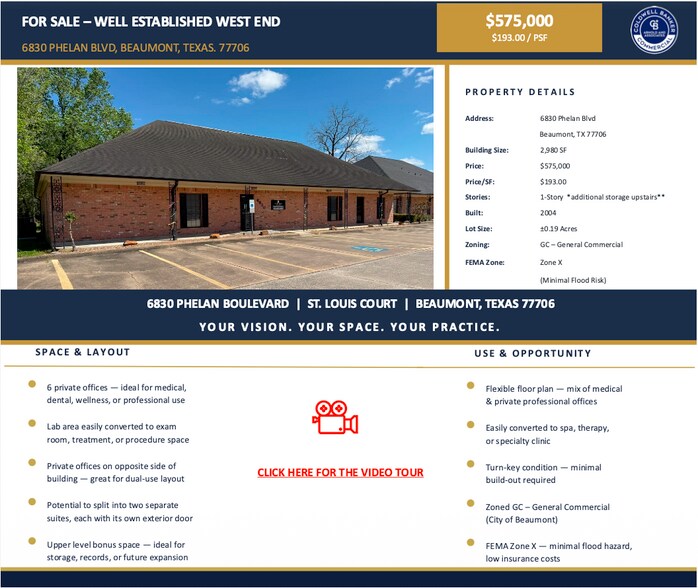 6830 Phelan Blvd, Beaumont, TX à vendre - Photo de l’immeuble – Image 2 sur 8