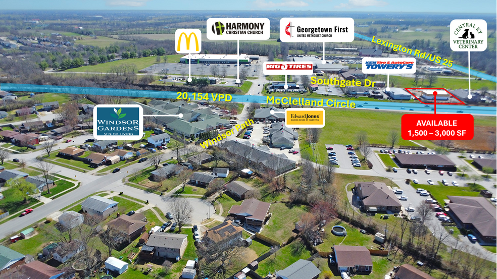 121 Southgate Dr, Georgetown, KY à louer - Photo de l’immeuble – Image 3 sur 7