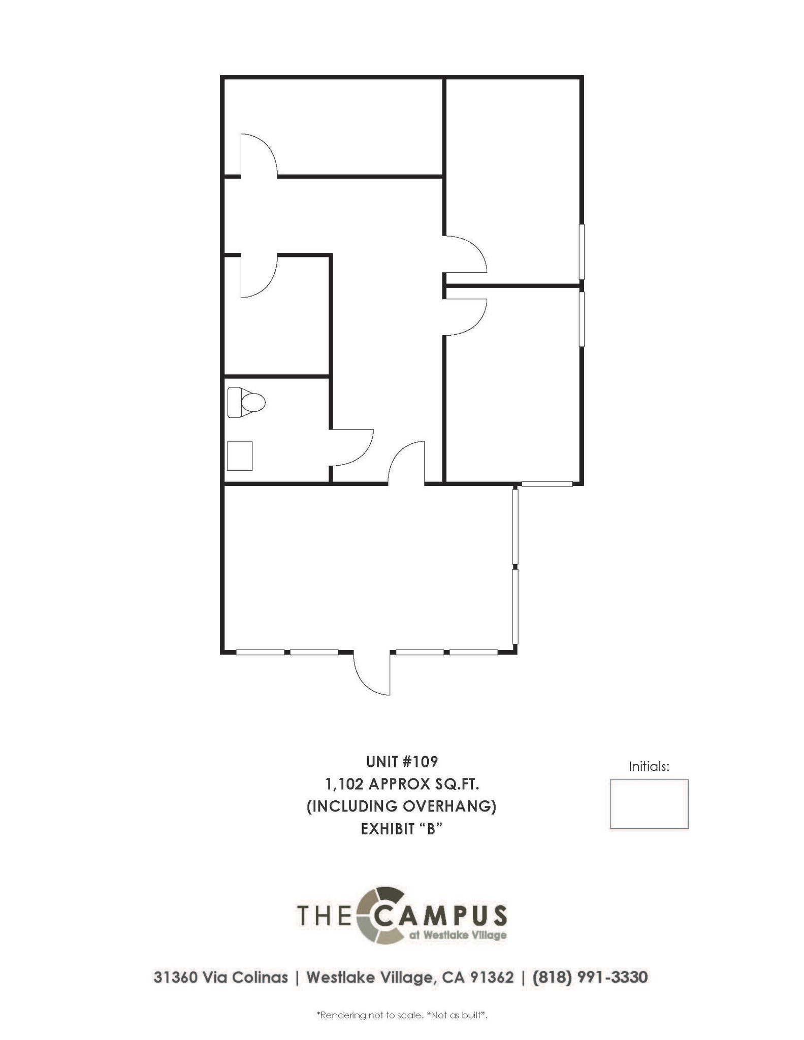 31304-31348 Via Colinas, Westlake Village, CA à louer Plan d’étage– Image 1 sur 9