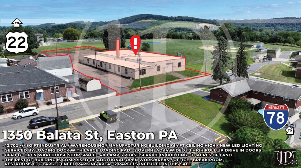 1350 Balata St, Easton, PA à vendre - Photo de l’immeuble – Image 1 sur 55