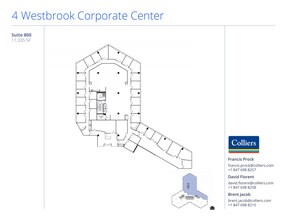 4 Westbrook Corporate Ctr, Westchester, IL à louer Plan d’étage– Image 1 sur 1