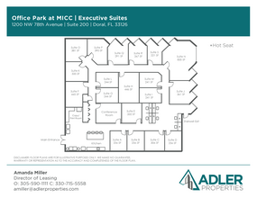 7925 NW 12th St, Doral, FL à louer Plan d’étage– Image 1 sur 1