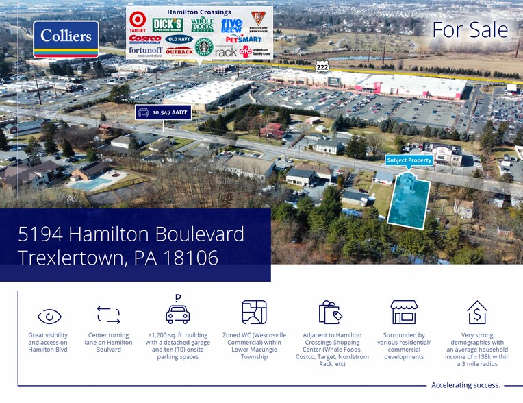 5194 Hamilton Blvd, Allentown, PA à vendre - Photo principale – Image 1 sur 1