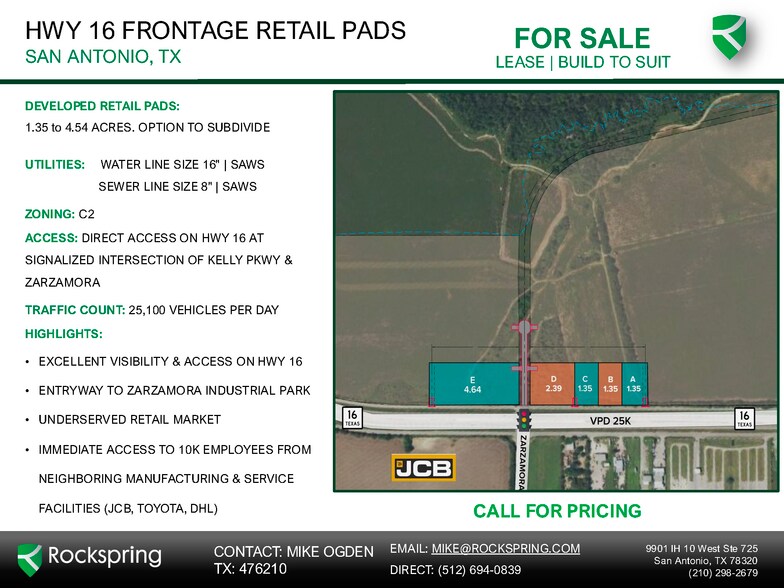 12871 Frontage Road 16, San Antonio, TX à vendre - Plan de site – Image 2 sur 2